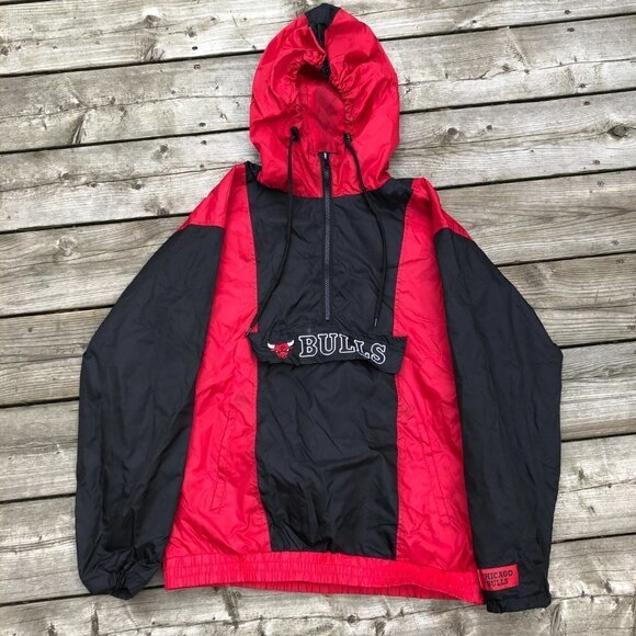 Vintage 90s NBA Chicago Bulls Jacket Medium - Picture 2 of 7